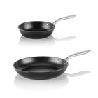 Techef Onyx Collection Nonstick Frying Pan Skillet Set, Pfoa-free, Dishwash... New. Price: $90.22.