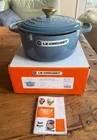 Creuset Signature Round Casserole Dutch Oven Chambray Blue 4.5 Qt 9.5 In New. Price: $419.99.