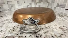 Mauviel 1830 Made France Large 16" Copper-ss Lined Paella Pan Pristine Used. Price: $385.00.