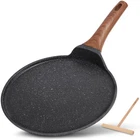 Eslite Life Inch Crepe Pan With Nonstick 11" W/spreader, Black. Price: $52.34.