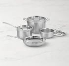 Cuisinart Multiclad Pro Tri-ply Stainless-steel 7-PIECE Cookware Set New. Price: $169.99.
