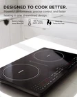 New Nuwave Pic Double Portable Induction Cooktop 900W/1500W/180W. Price: $179.99.