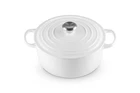 Dutch Oven 5.5 Qt Enameled Cast Iron Round White Creuset Signature New. Price: $674.99.