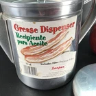 Grease Dispenser, 1.5 Quart Aluminum Silver Includes Filter Imusa Columbia Vtg Used. Price: $10.62.