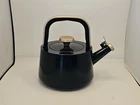 Beautiful Ceramic Non-stick Stovetop Tea Kettle Black Sesame By Drew Barrymore Used. Price: $14.62.
