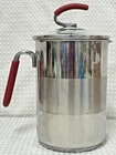 Kuhn Rikon 4TH Burner Pot 12 Cup Stainless Steel Steamer Multi Basket Lid Used. Price: $24.95.