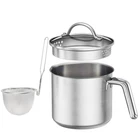 Kito 8 Cup Saucepan Glass LID1.5QT Multipurpose Small Pasta Pot Insert New. Price: $64.70.