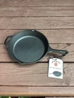 Jim Beam 10.25 Inch Pre Seasoned Cast Iron Round Skillet With Handle, Black New. Price: $20.00.