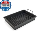 Chicago Metallic Pro Non-stick Roast And Broil Baking Pan With Rack, 13-INCH-BY- New. Price: $41.24.