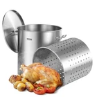 Vevor 64QT Stainless Steel Stockpot Cooking Kitchen Sauce W/ Basket Lid New. Price: $99.99.