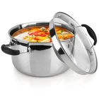 Avacraft Tri-ply Stainless Steel Stockpot With 6 Quarts,. Price: $102.99.