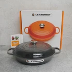 Le Creuset Signature Cast Iron 3.5 Quart Brasier, Oyster *new*. Price: $359.95.