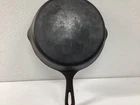Vintage Antique No. 8 10.5IN Cast Iron Skillet Made Usa Mark Used. Price: $24.50.