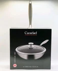 Caraclad Hex 12" Hybrid Wok + Lid Stainless Aluminum Core Non-stick Cool Grip New. Price: $156.71.