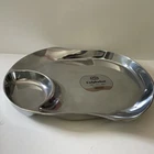 Calphalon Reflections Stainless Steel Divided Serving Tray Dish Oven Safe. New. Price: $40.10.