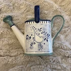 Vtg Villeroy & Boch 10" Switch 3 Line Collection Blue Bird Watering Can Used. Price: $80.00.