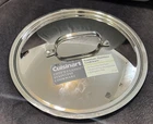 New Cuisinart Chef Classic Premium Stainless Steel 10 Inch Lid Only Cookware. Price: $10.40.