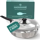 Aluminum Saute Inch 3 Quart Oven Safe Lid DFRYPAN10 Cast Magnaware Deep New. Price: $179.99.
