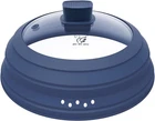 Microwave Splatter Cover Glass Guard Lid With Collapsible 9.8 Inch, Dark Blue New. Price: $45.06.