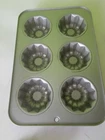Bakers Secret Non -stick Mini Fluted Tube Pan Naking Cooking Metal 6 Spot Used. Price: $11.28.