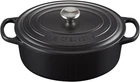 Creuset Cast Iron Signature Oval Casserole - Black (open Box) Used. Price: $143.96.