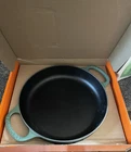 Le Creuset #28 11 Round Artichaut Cast Iron Enamel Signature Everyday Pan New. Price: $169.95.