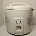 Tiger JNP-1500 Rice Cooker Warmer 8 Cup White Floral Made In Japan 560W Works Used. Price: $54.95.