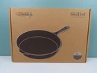 Cooklife 12 Inch Lightweight Pre-seasoned Cast Iron Skillets Smooth Polished New. Price: $64.95.