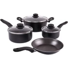 Mainstays 7 Piece Non Stick Aluminium, Pots And Pans Cookware Set New. Price: $24.99.