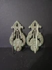 Antique Victorian Cast Iron Wall Mounted Receipt Holder/spike Set Of 2 Usa. Price: $12.99.