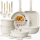 23 Pcs Pots Pans Non Stick Ceramic Cookware Set Detachable Handle, Rv Stacka New. Price: $207.99.