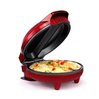 Holstein Housewares Non-stick Omelet & Frittata Maker, Metallic Red/stainless New. Price: $51.43.