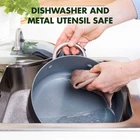 Greenpan Lima 5 Qt Ceramic Nonstick Covered Casserole Pot W/ Glass Lid Gray New. Price: $41.09.