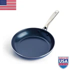 Frying Pan Skillet Nonstick Dishwasher & Oven Safe Pfas Ptfe-free Blue New. Price: $26.90.