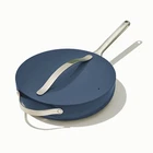 Caraway Home 4.5QT Saute Pan With Lid Navy New. Price: $98.99.
