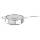 Kitchenaid Professional Stainless Steel Seven-ply 5.0-QUART Low Saute Pan W/ Lid New. Price: $207.98.