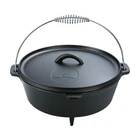 5 Quart Pre-seasoned Cast Iron Dutch Oven Bail Handle Nonstick New. Price: $27.99.