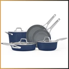 Calphalon Premier 8-PC Ceramic Nonstick Cookware Set Midnight Blue New. Price: $449.00.