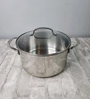Cuisinart 6 Qt Stock Pot Stainless Steel W/ Glass Lid Induction Ready 8744-24 Used. Price: $32.87.