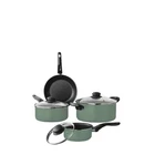 7 Piece Nonstick Cookware Set Lightweight Aluminum Pots And Pans Dishwasher Safe New. Price: $27.80.