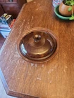 Pyrex Corning Vision V33-B +V-33C Glass Amber Round Bowl With Lid. 2.5QT/ 2.5L Used. Price: $19.97.