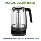 Zwilling Enfinigy Glass Kettle, Tea Black, 1.7 L, Temperature Control New. Price: $139.65.