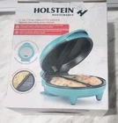 Nib! Holstein Housewares 2 Section Omelet Frittata Maker - Teal New. Price: $17.95.