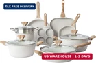 Country Kitchen Non-stick Cast Aluminum Cookware Set Durable New. Price: $204.56.