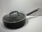 Pampered Chef Nonstick 10 Saute Pan Lid Titanium Thailand 3 Qt Used. Price: $49.99.
