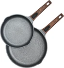 Smart Nonstick Frying Pan Set, 10" & 12.5", Removable Handles, All Stovetops New. Price: $70.99.