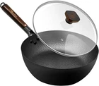 Frying Pan With Lid Skillet Nonstick 10 Inch Carbon Steel Woks And Stir New. Price: $37.74.