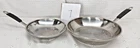Calphalon Stainless Steel 8" #1388 & 10" #1390 Frying Pan Skillet Free Shipping Used. Price: $70.00.