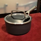Ninja Foodi Neverstick 1.5 Qt Nonstick Saucepan W/ Glass Lid, Induction Used. Price: $28.49.