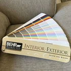 Behr Interior Design Exterior Paint Stain Chips Samples Open. Price: $22.00.